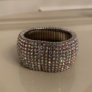 Silver Rhinestone Bracelet
